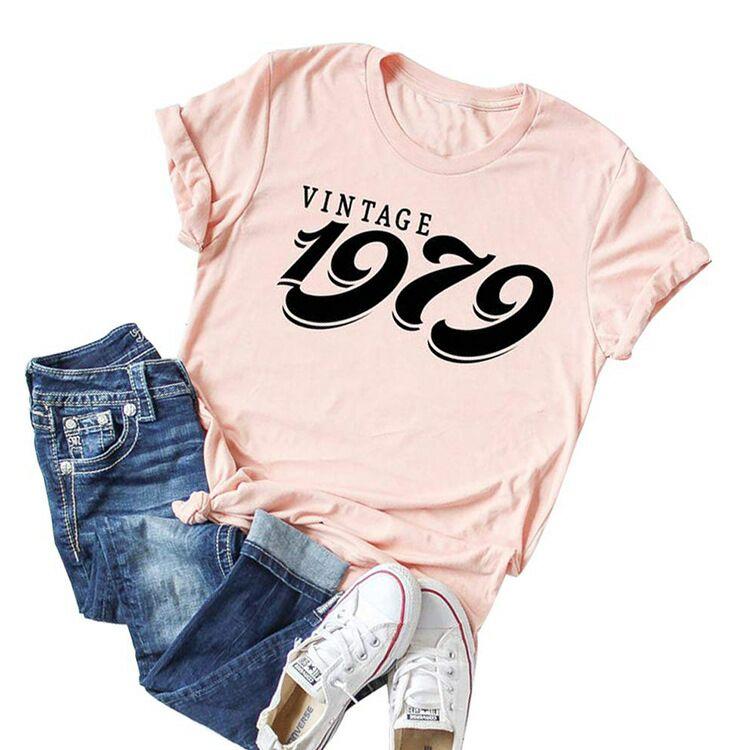 Vintage 1979 Birthday T-Shirt  | 47th Birthday Gift | Short Sleeve