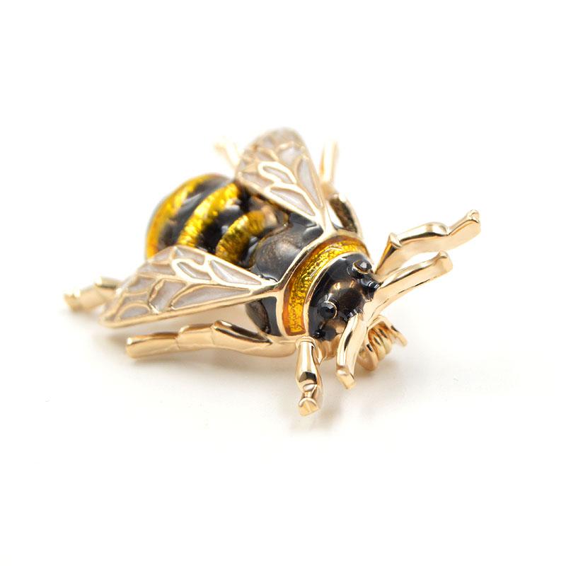 Enamel Bee Brooches Unisex Pin Jewelry - Xvogue