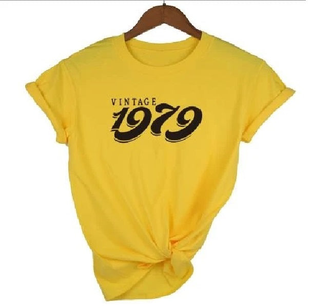 Vintage 1979 Birthday T-Shirt  | 47th Birthday Gift | Short Sleeve